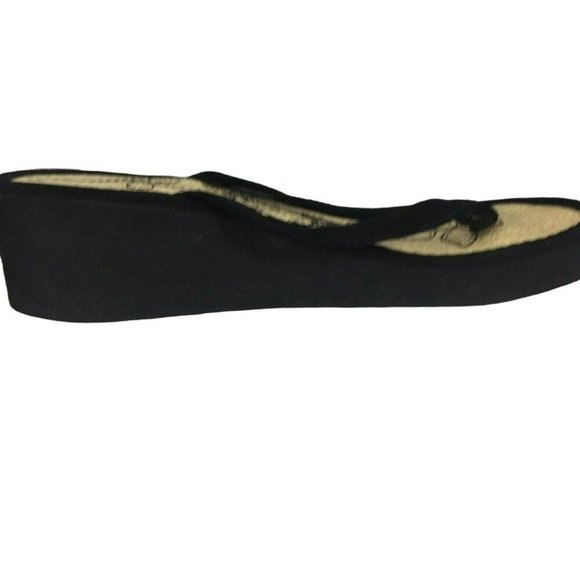 ESNY Womens Floral Flip Flop Platform Wedge Sandals Shoes Thongs - Picture 4 of 9